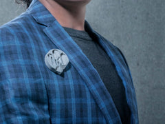 Chimera Micro Concrete Brooch