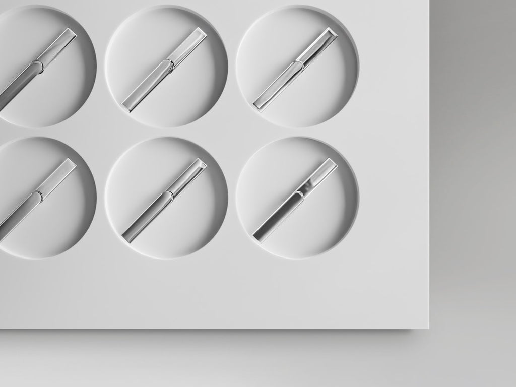 ClockClock 24 - White Sterling Hands