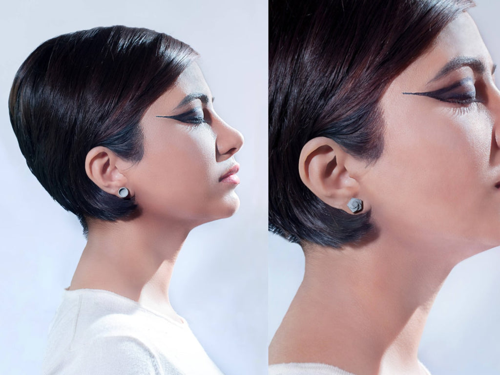 Elements Ⅱ Micro Concrete Earrings (Complete Set)