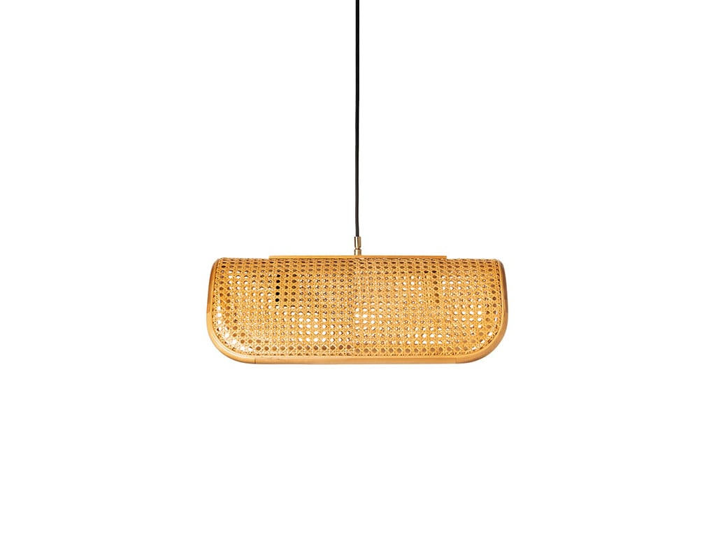 Rattan Pendant Lamp 2 Bulb
