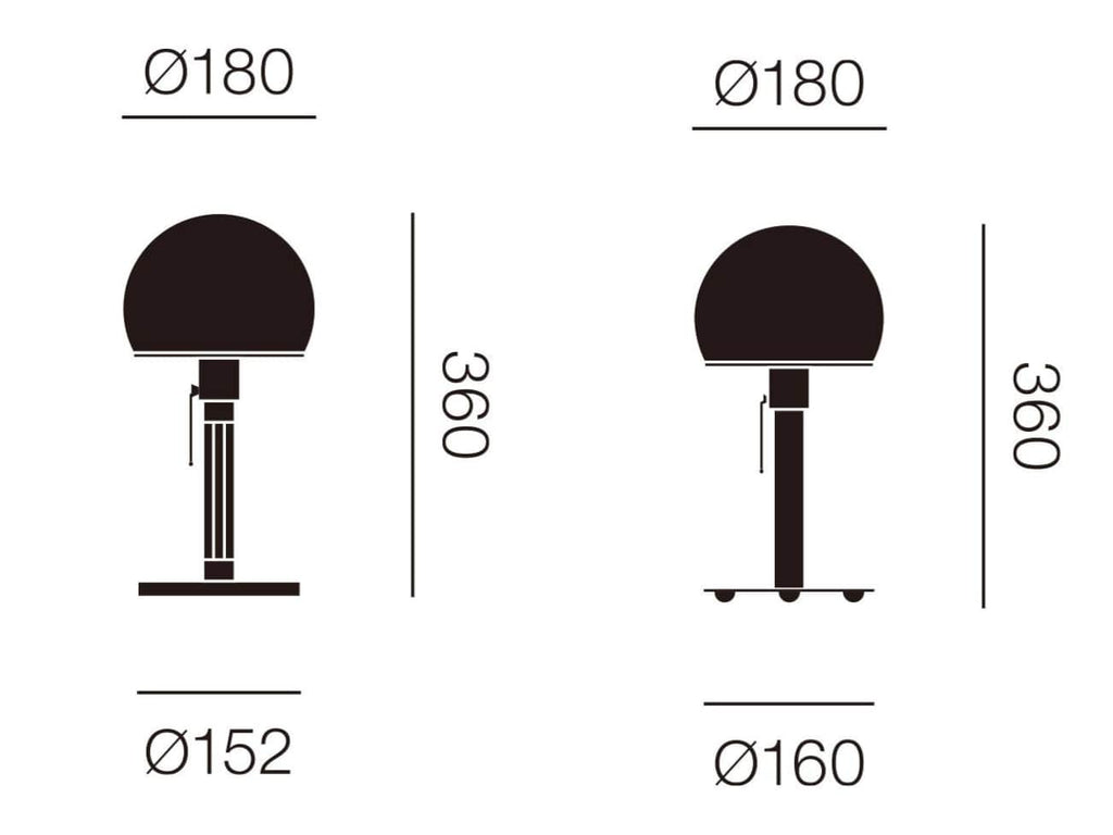 Wagenfeld Table Lamp