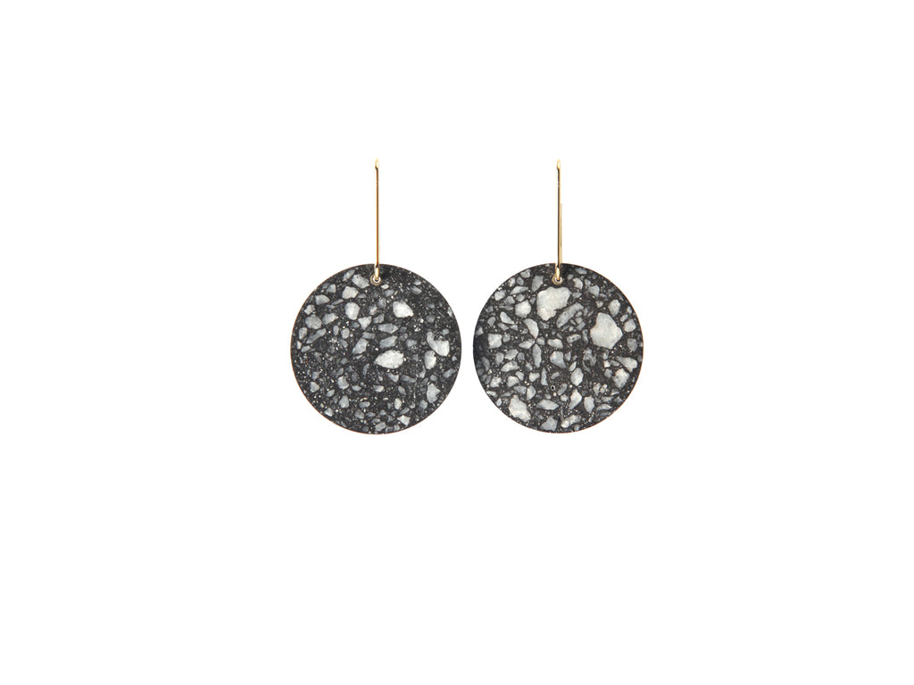 Circle/Pebble Earring