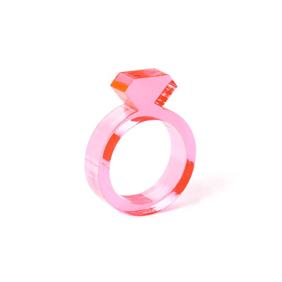 Acrylic Diamond Ring