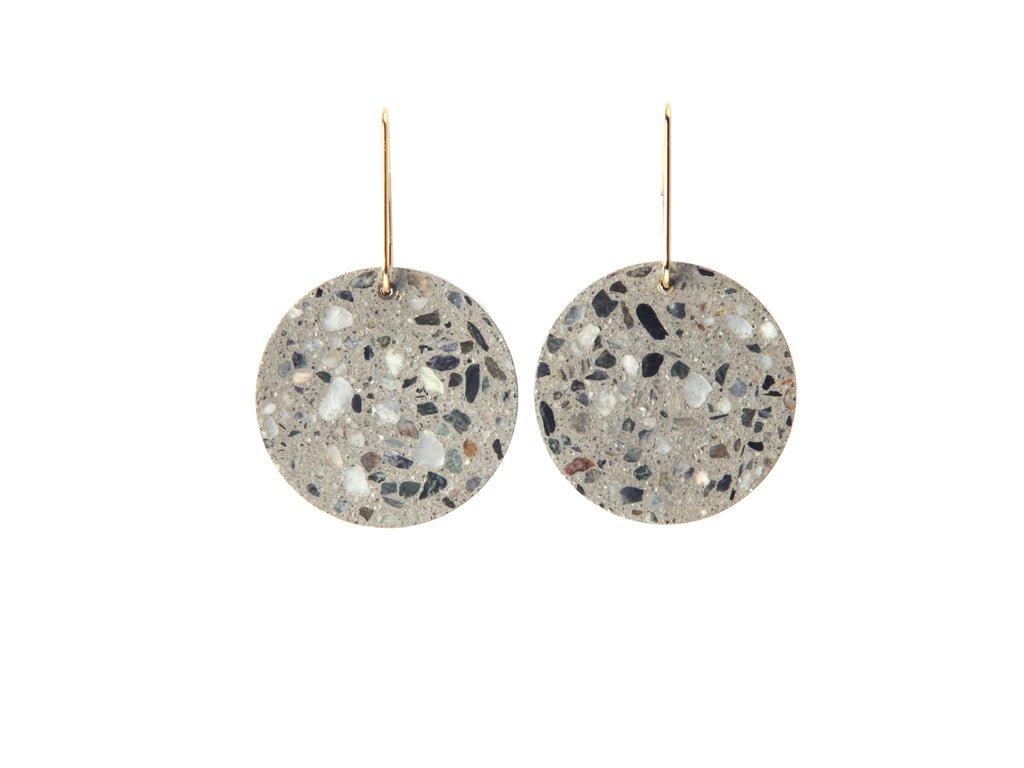 Circle/Pebble Earring