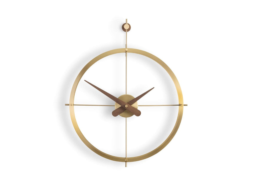 2 Puntos Premium Gold Wall Clock