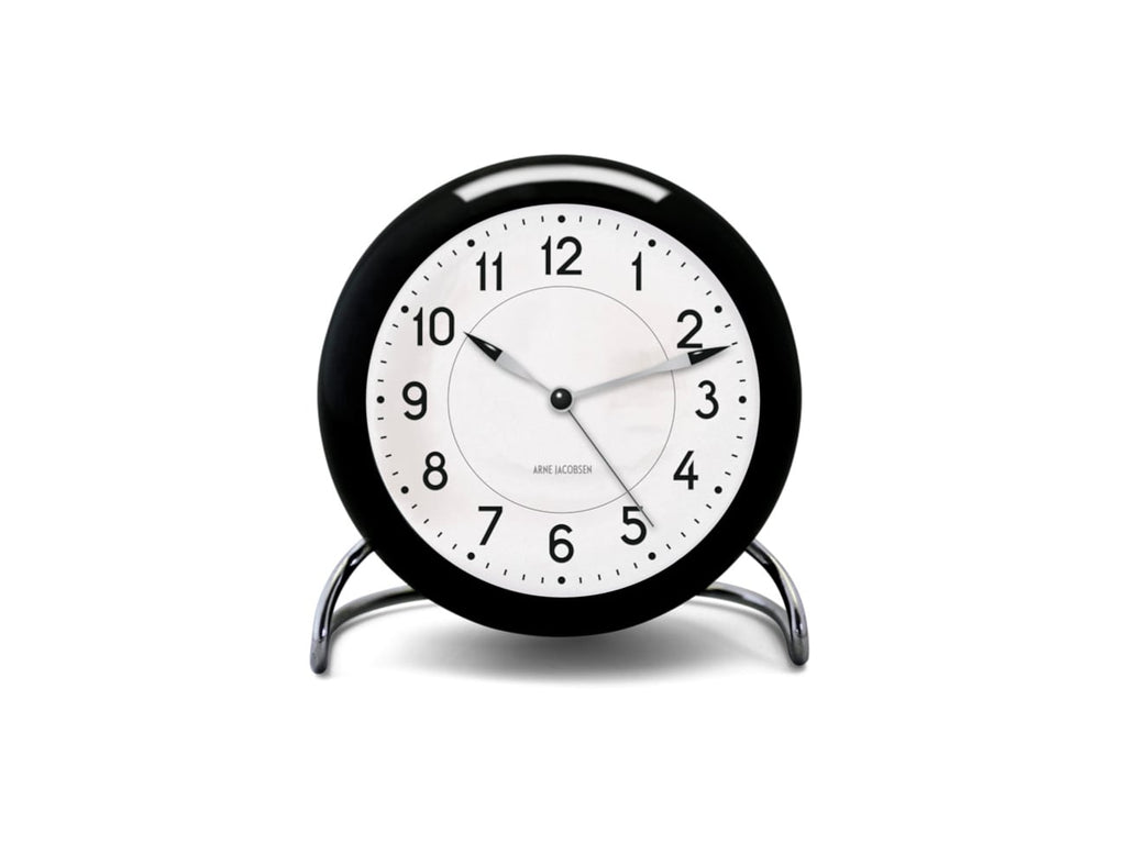 Arne Jacobsen Table Clock Black