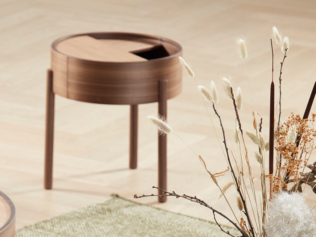 Arc Side Table Walnut