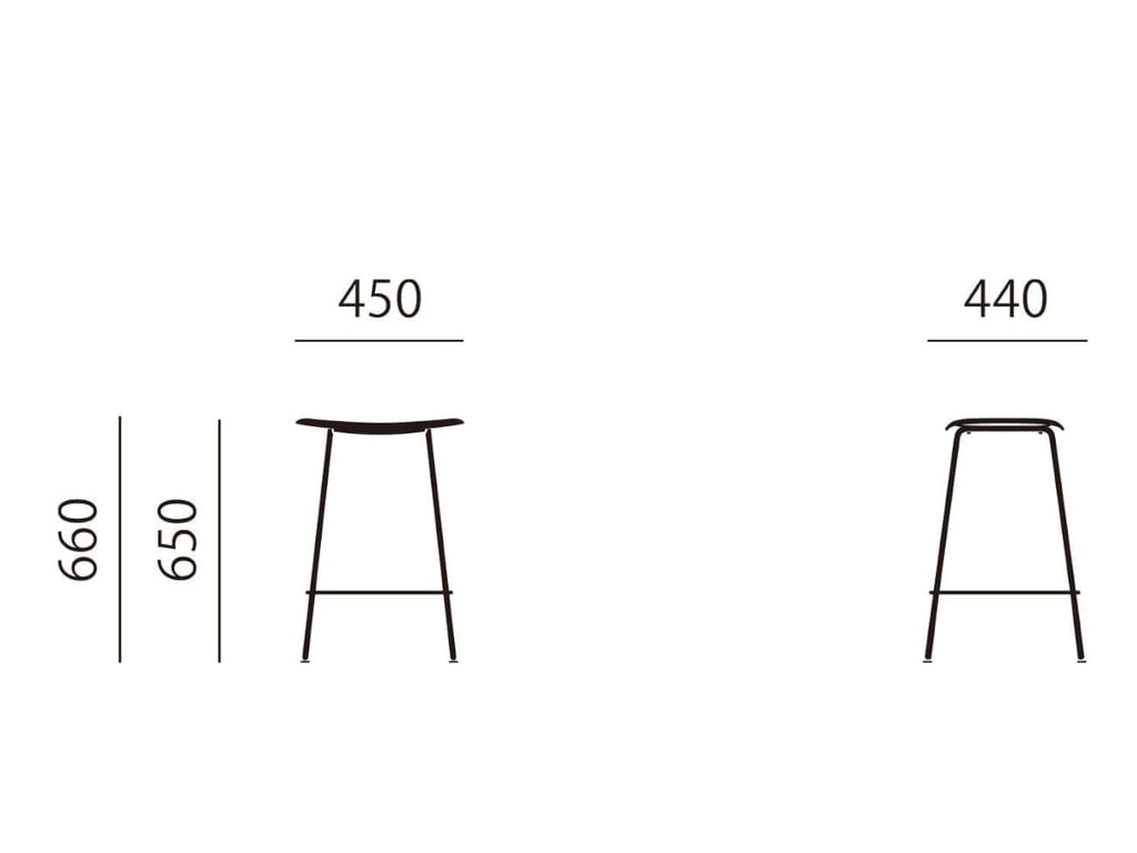 Fiber Bar Stool