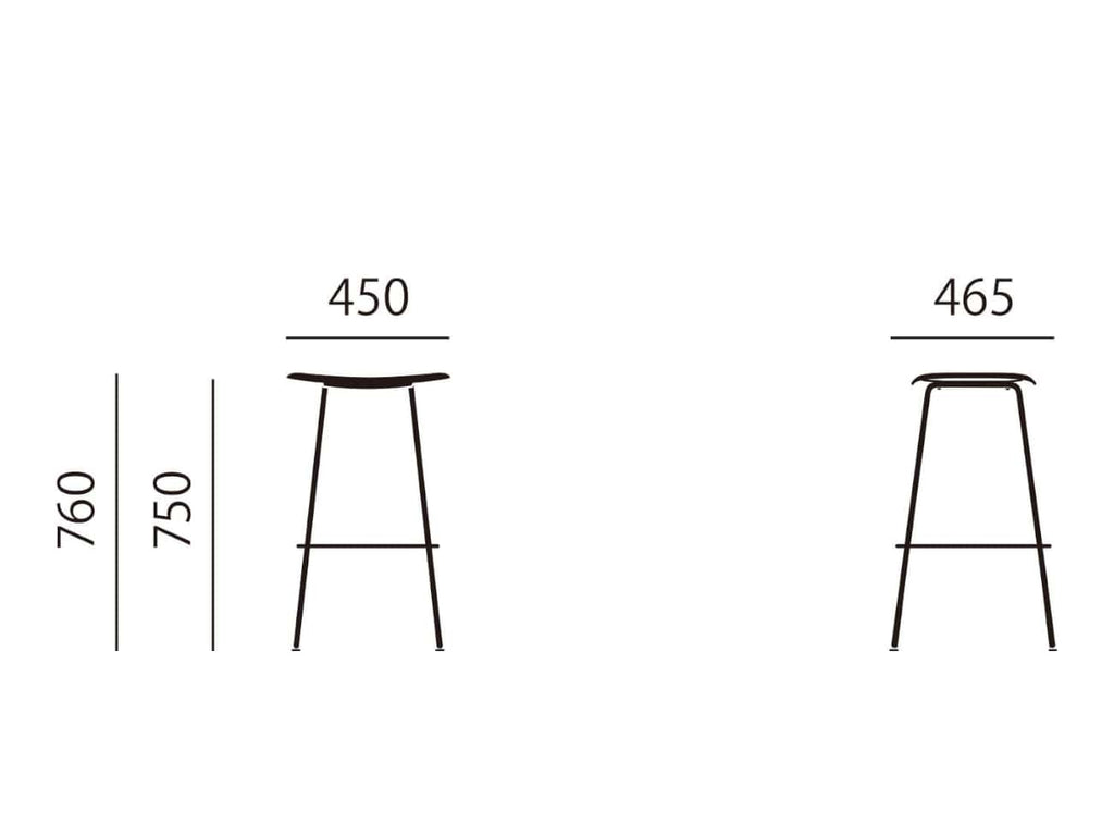 Fiber Bar Stool