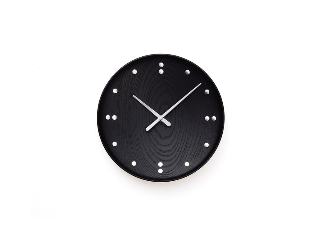 Finn Juhl Black Wall Clock