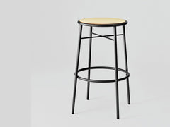 Flipper Stool Wood Seat