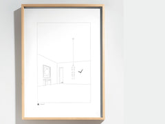 Framed Clock(Drawing NO.12)