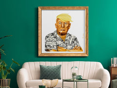Hipstory Prints Golden Trump Limited Edition
