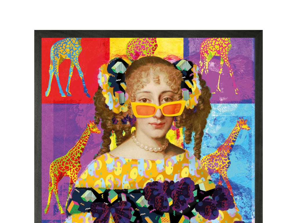Pop Giraffe and Sunglasses Lady