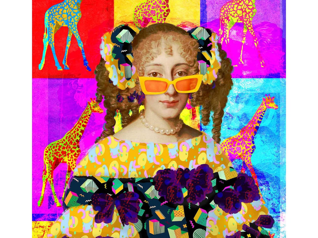 Pop Giraffe and Sunglasses Lady