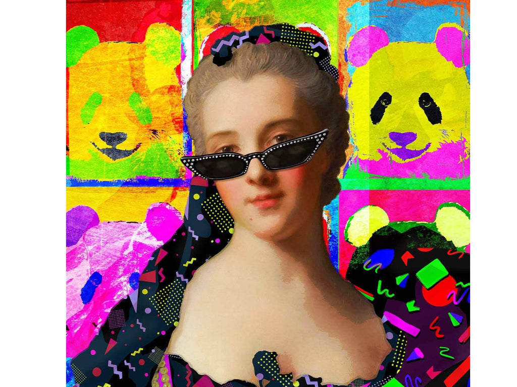 Pop Panda and Sunglasses Lady