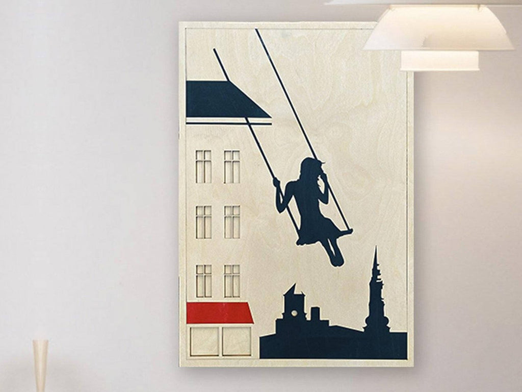 Swing Wood Relief