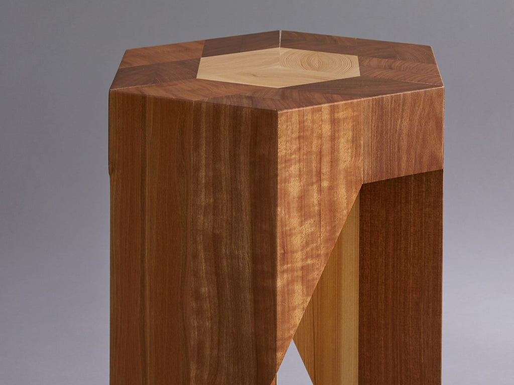 Yosegi Pair Stool