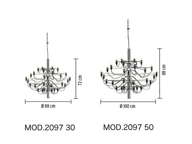 Mod 2097 30/50 Chandelier