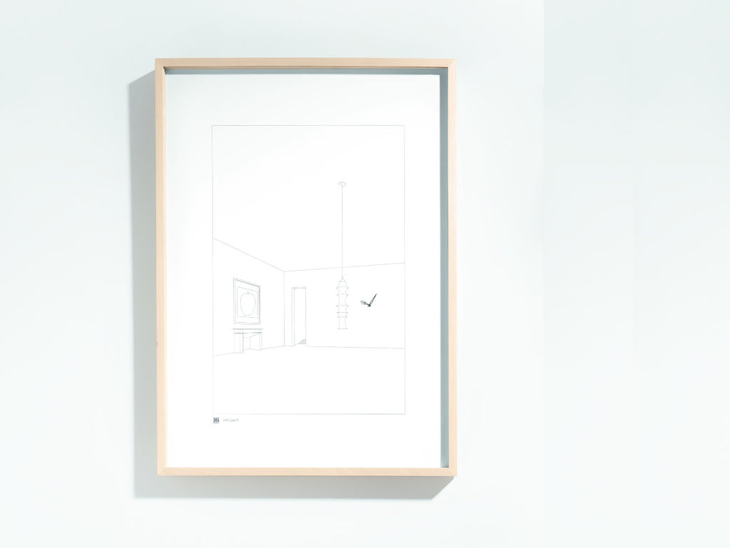 Framed Clock(Drawing NO.12)