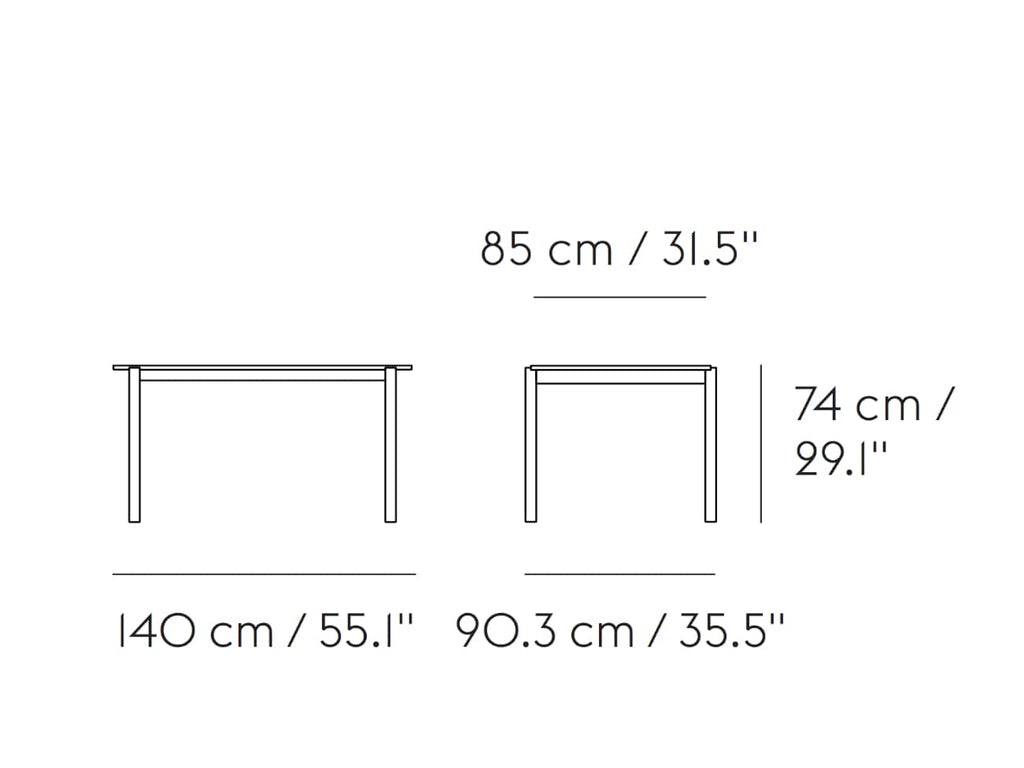 Linear Wood Table