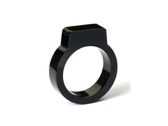 Acrylic Men's Signet Ring