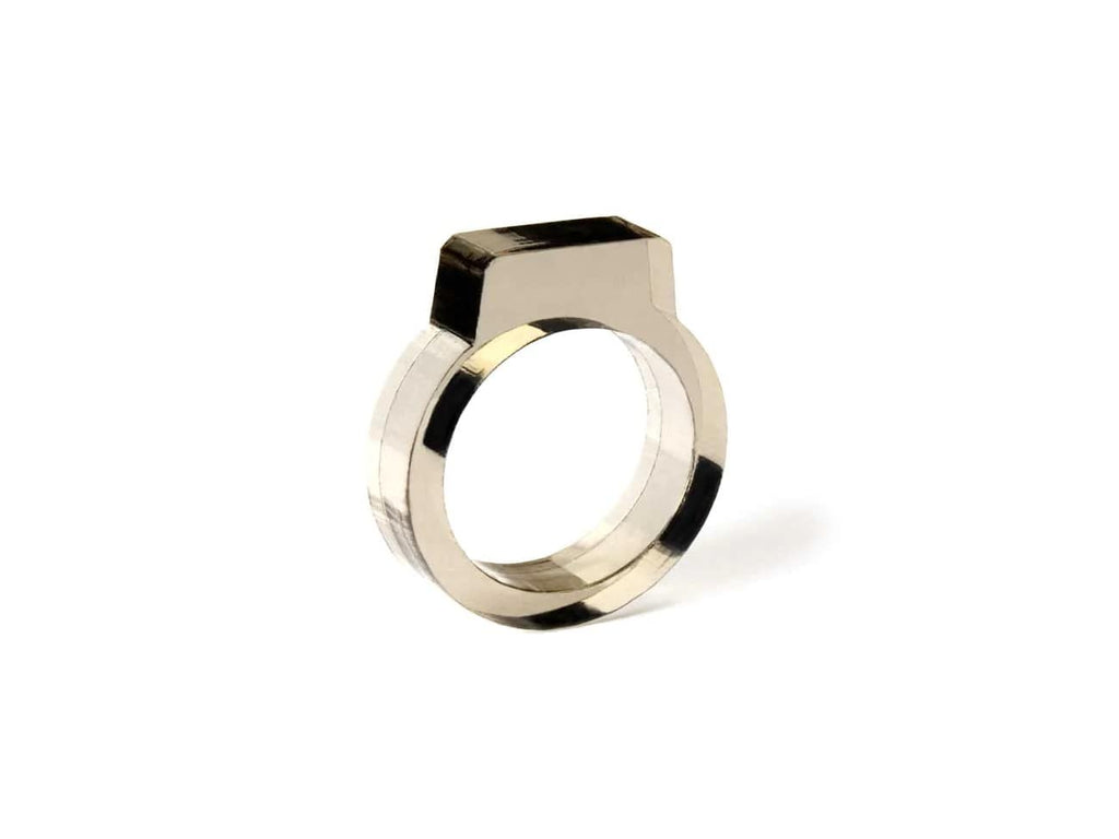 Acrylic Men's Signet Ring