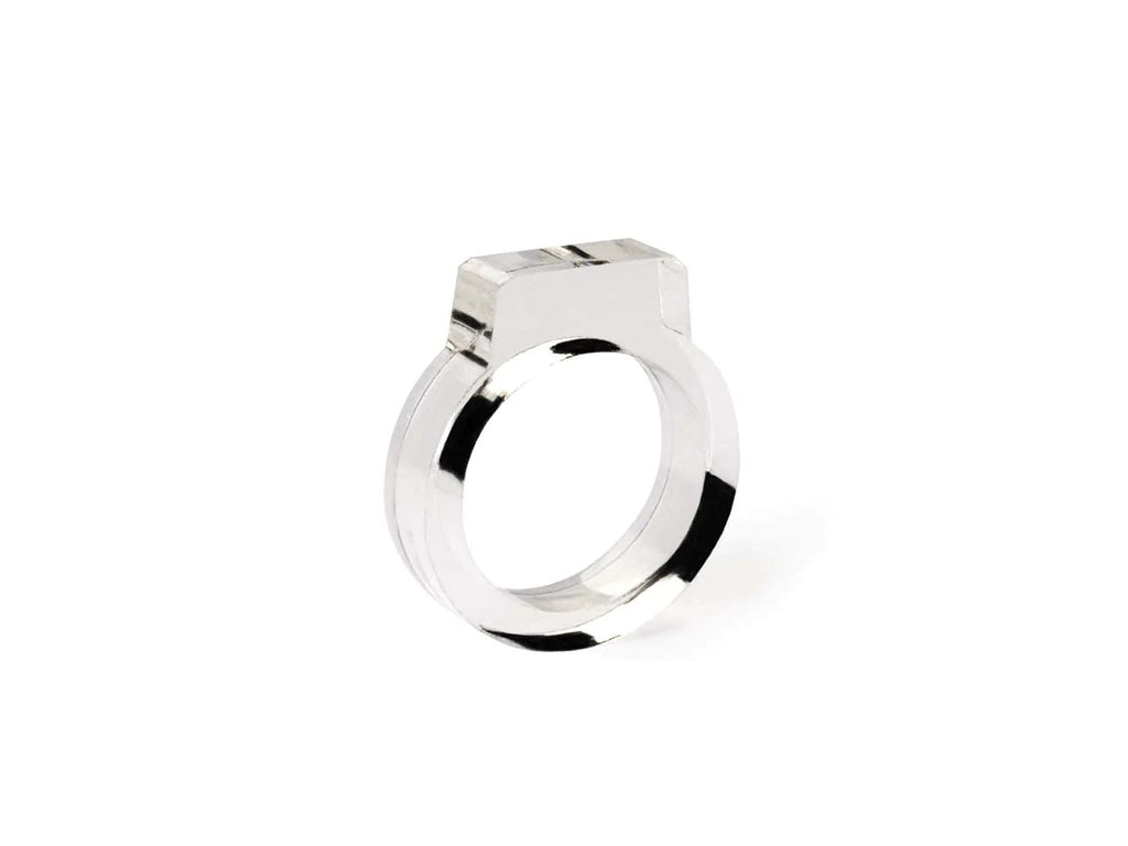 Acrylic Men's Signet Ring