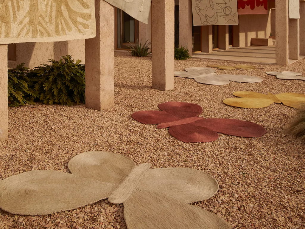 Butterfly Jute Rug