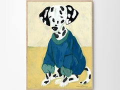 Dalmatian in Sweatshirt
