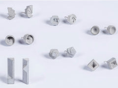 Elements Ⅱ Micro Concrete Earrings (Complete Set)