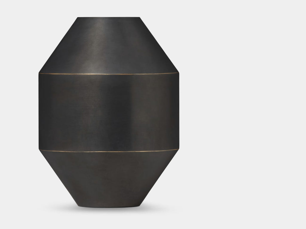 Hydro Brass Vase