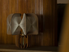 Muljee-Wood Base Table Lamp