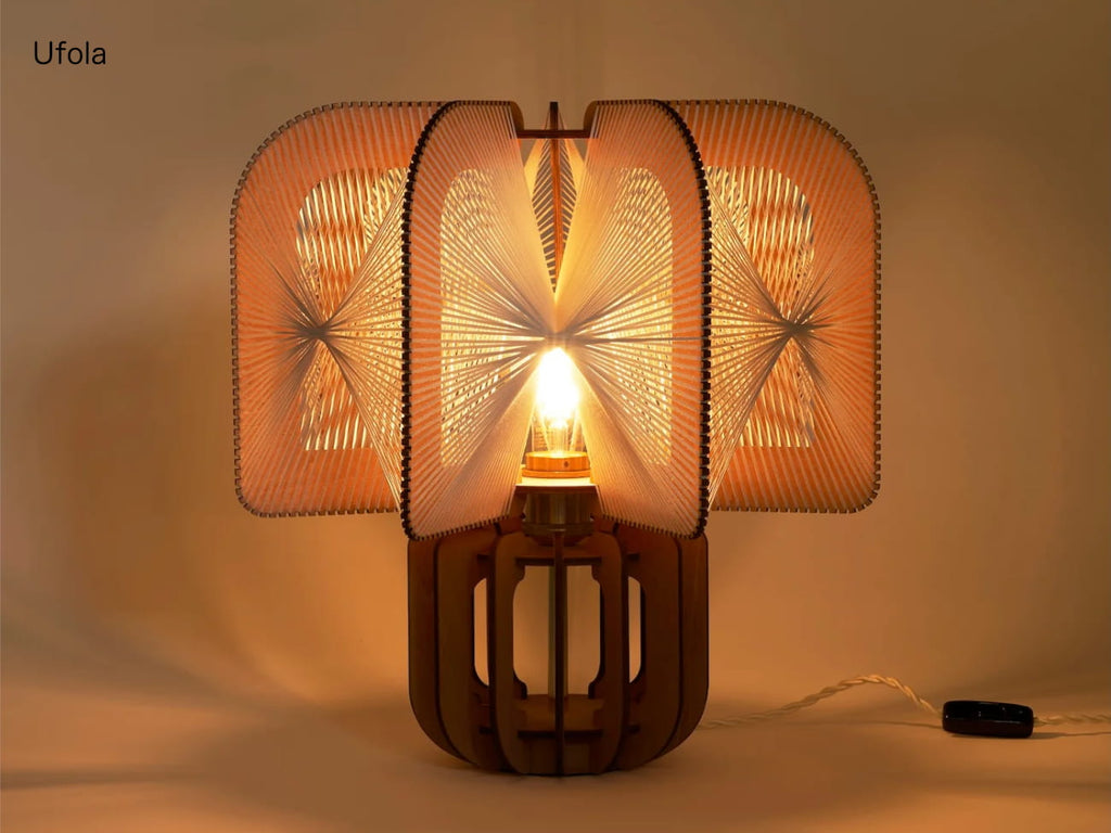 Muljee-Wood Base Table Lamp