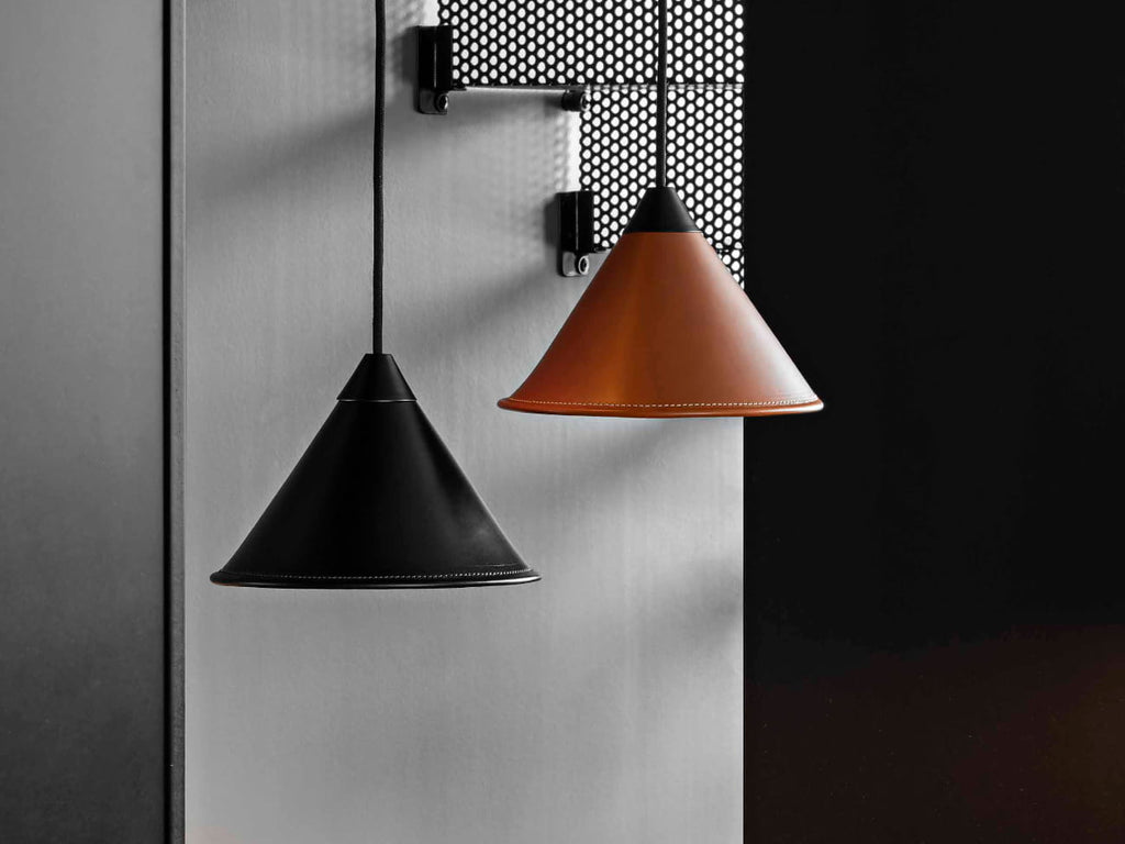 Namibia Leather Lamp