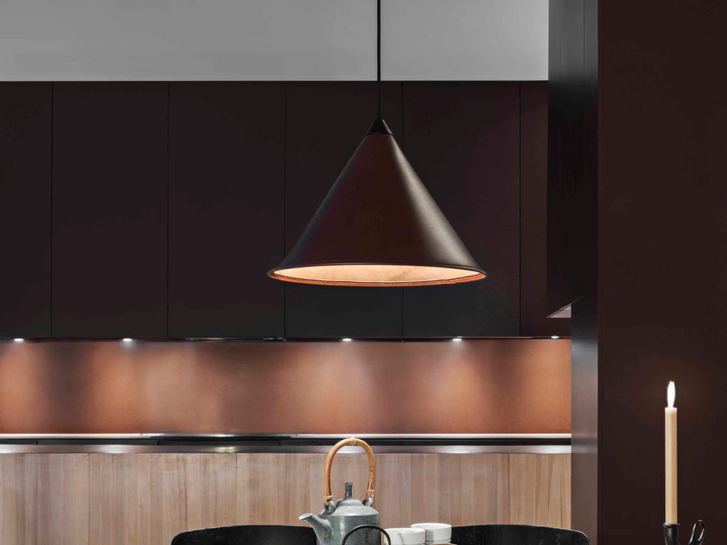 Namibia Leather Lamp