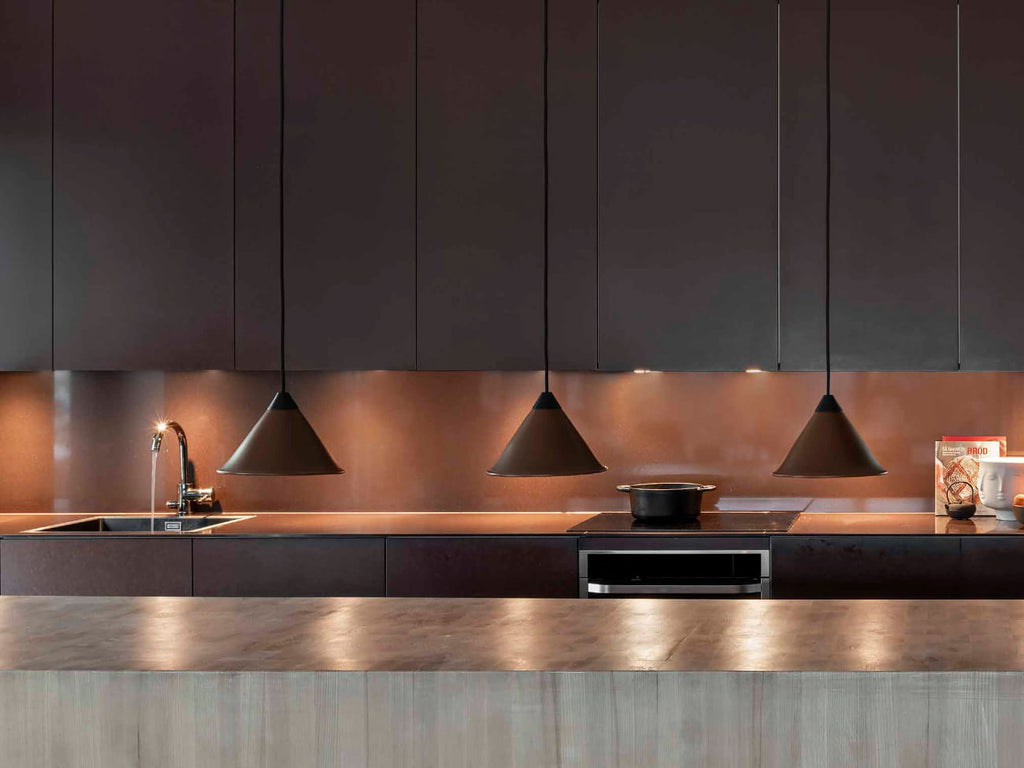 Namibia Leather Lamp