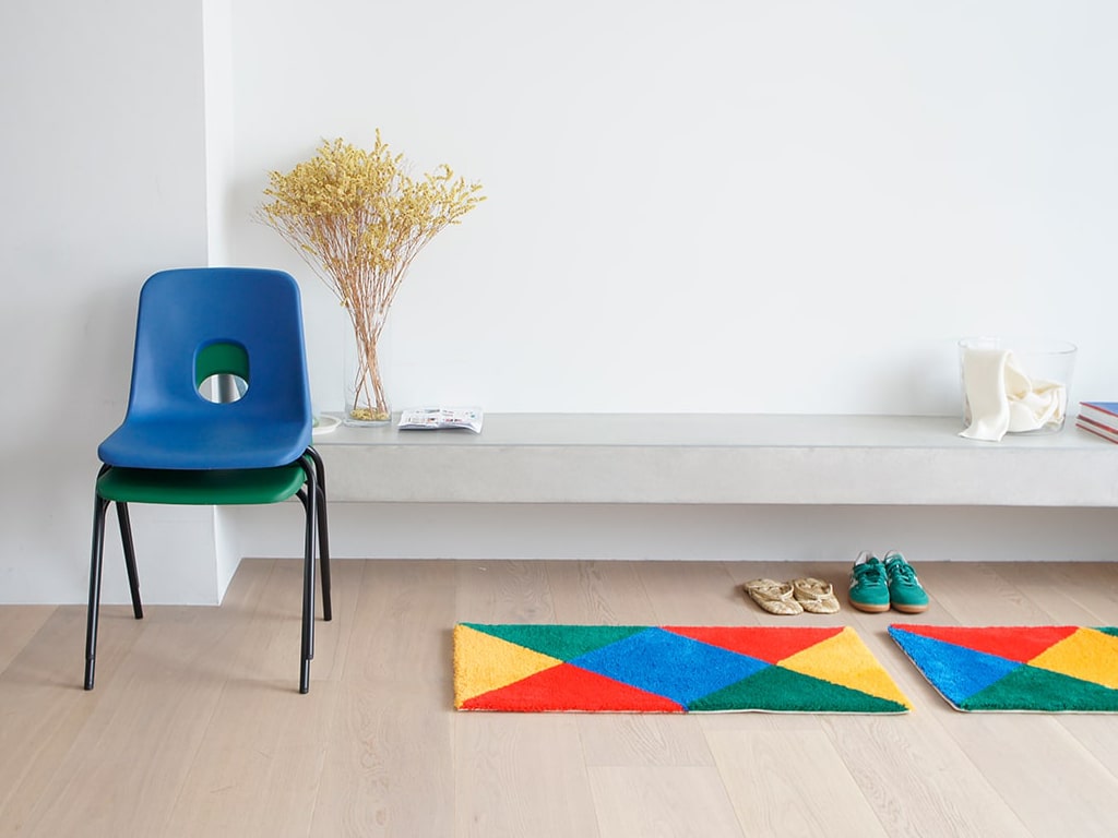 Rotating Four Colored Double Cores