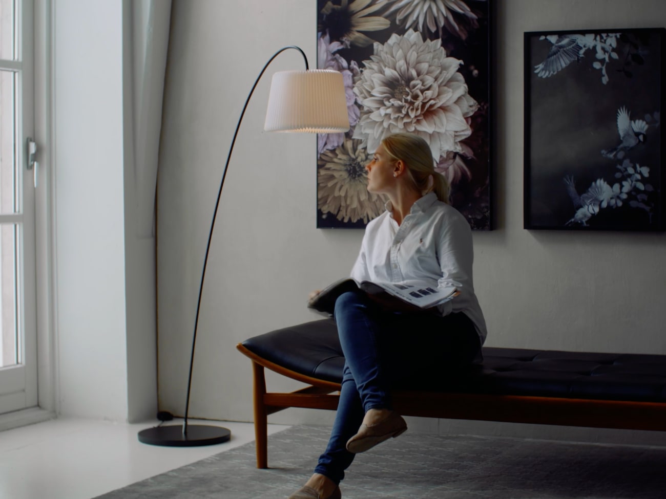 Snowdrop Floor Lamp | スノードロップフロアランプ by Harrit
