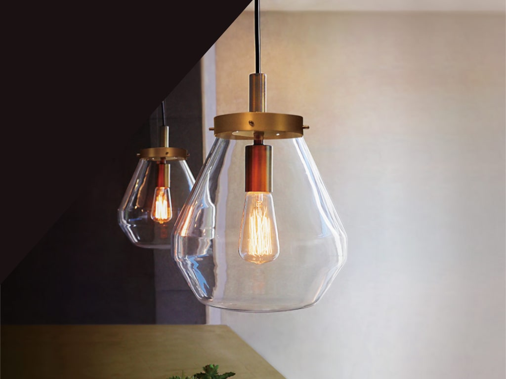 ディクラッセ ペンダントライト Venezia Vaso 白熱レトロ球60W 電球色 口金E26 クリアー LP3107CL DI CLASSE Barocco「Venezia Vaso ベネチア バッソ ペンダントランプ