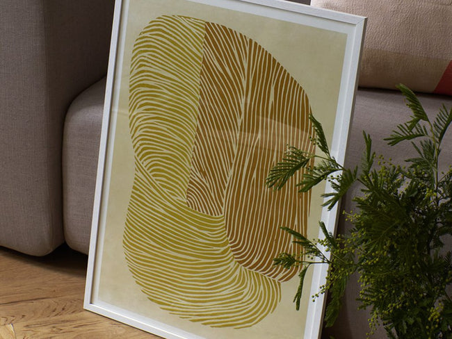 Yellow Reef | イエローリーフ by Rebecca Hein | The Poster Club