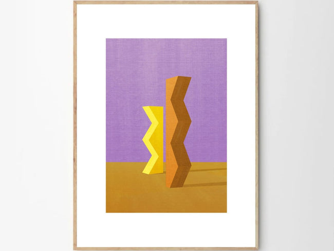 Zigzag | ジグザグ by Teklan | The Poster Club | Generate Design