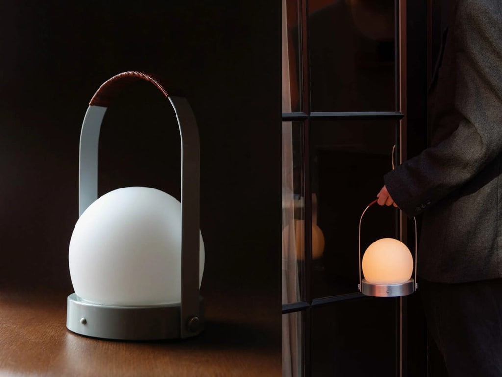 Carrie LED Lamp Leather
