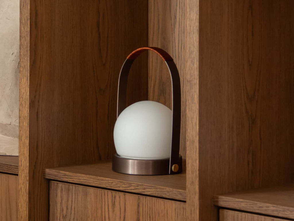 Carrie LED Lamp Leather