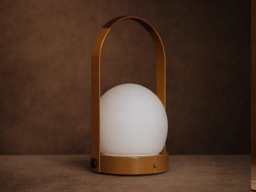 Carrie LED Lamp Leather