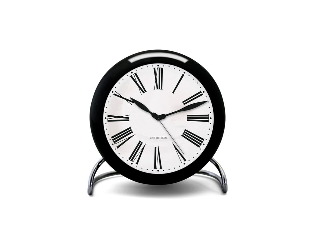 Arne Jacobsen Table Clock Black