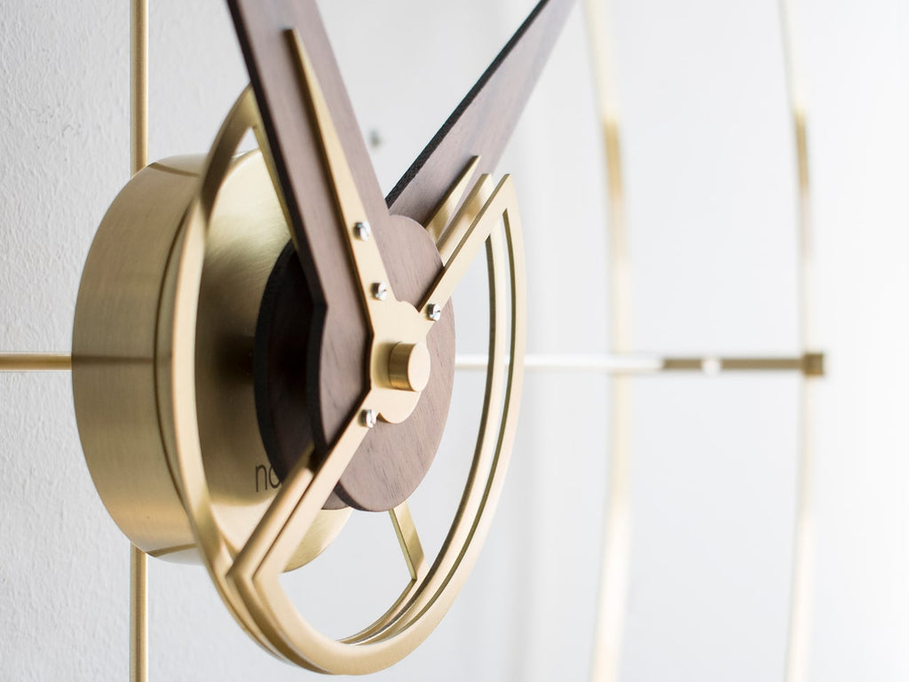 Doble O Premium Gold Wall Clock