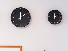 Finn Juhl Black Wall Clock