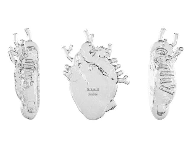 Love in Bloom Glass Heart Vase ラブインブルーム ガラスハートベース