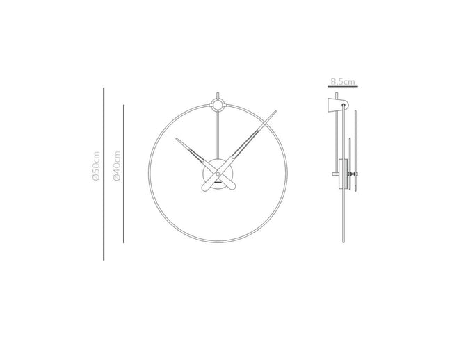 Micro Anda Wall Clock | マイクロアンダ ウォールクロック | Nomon